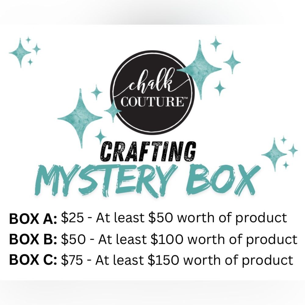 Chalk Couture Mystery Box - Lots of Retired Designs!